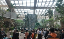 瀑布边喝咖啡还能学手艺？济南起步区焕新消费新场景 Drinking coffee by the waterfall and learning crafts? Jinan Start up Area Revitalizes with New Consumption Scenarios