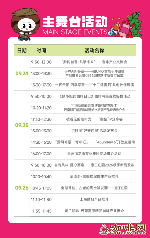 三天五赛 多元活动——2026贵阳国际咖啡博览会将于9月24日启幕,相约爽爽贵阳,共赴世界风味